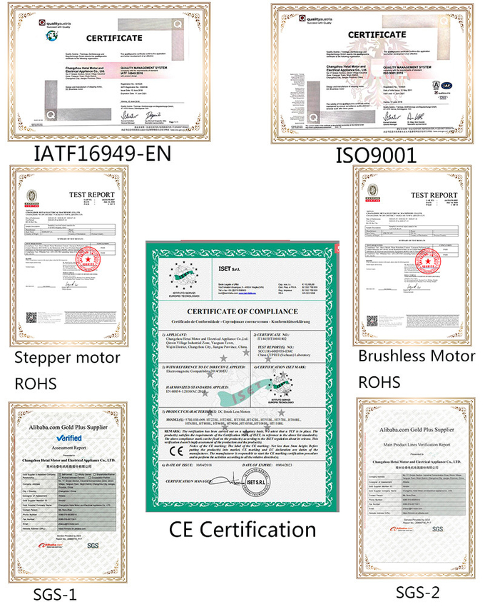 Motor y dispositivo eléctrico Co., perfil de compañía de Ltd. 6 de China Changzhou Hetai